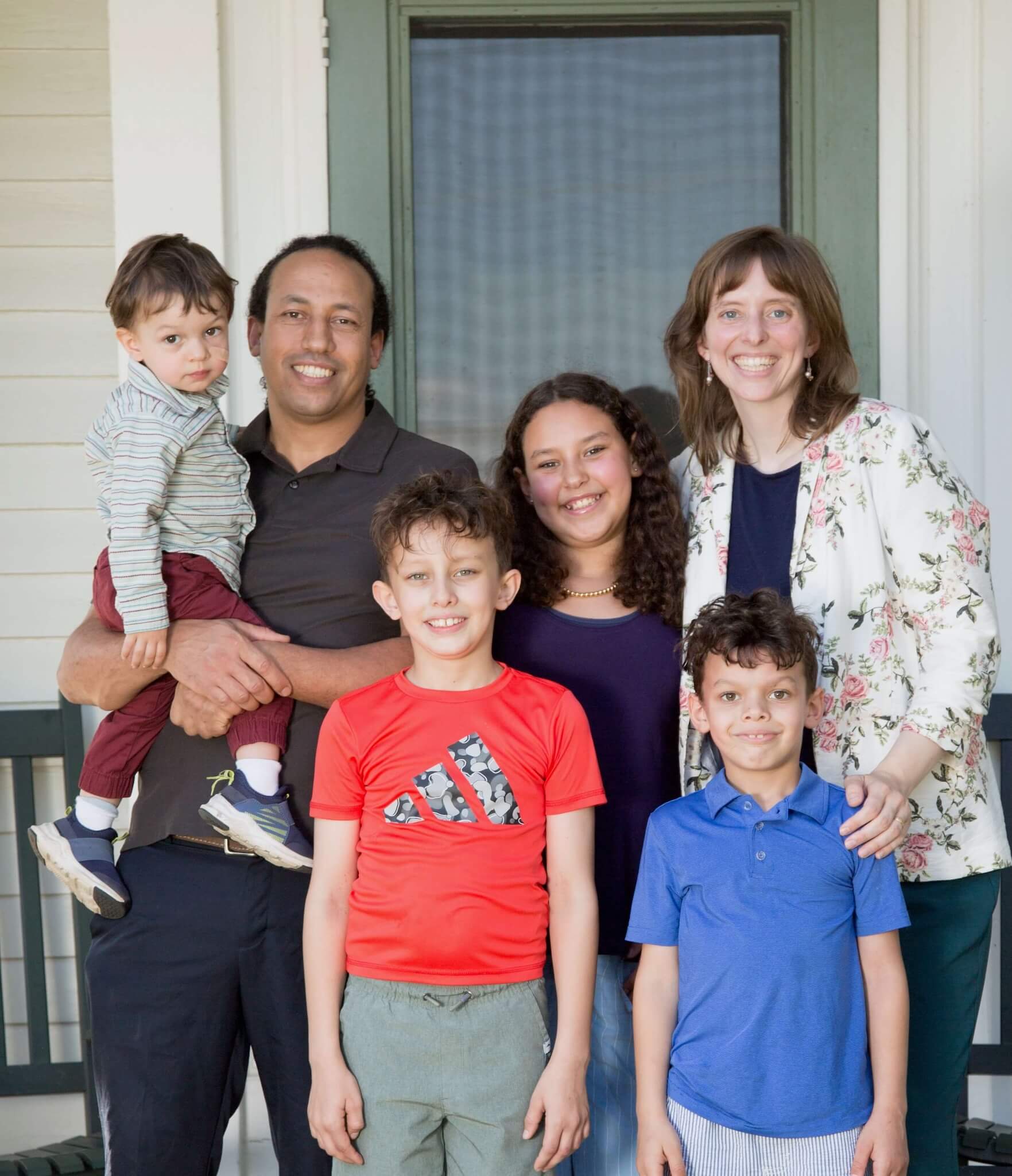 Mary Johnson Springfield and family